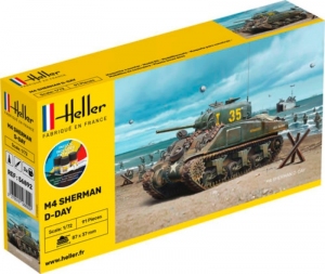 M4 Sherman D-Day model set Heller 56891 in 1-72 