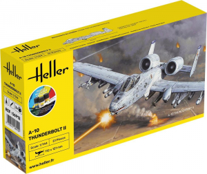Heller 56912 A-10 Thunderbolt II z farbami i klejem 1/144 