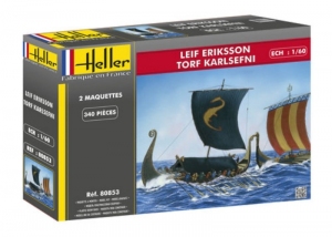 Leif Eriksson and Karlsefni model Heller 80853 in 1-60