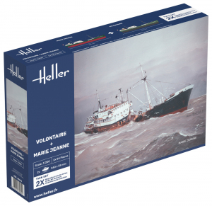 Heller 85604 Statki Volontaire & Marie Jeanne 1/200 