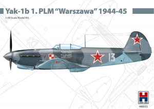 Hobby 2000 48033 Yak-1b 1. PLM Warszawa 1944-45 1/48