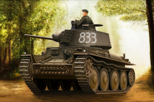 Panzer Kpfw.38(t) Ausf.E/F model Hobby Boss 80136 in 1-35