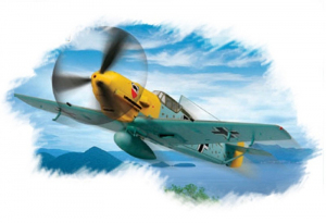 Messerschmitt Bf 109E-3 model Hobby Boss 80253 in 1-72 