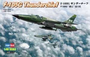 F-105G Thunderchief model in scale 1-48