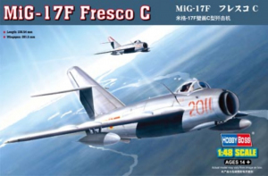 MiG-17F Fresco C model Hobby Boss 80334 in 1-48