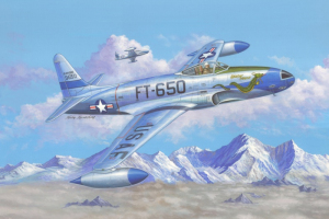 F-80C Shooting Star fighter model Hobby Boss 81725 in 1-48