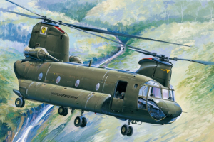 CH-47A Chinook model Hobby Boss 81772 in 1-48