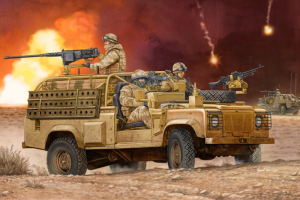 Land Rover Defender XD Wolf W.M.I.K model Hobby Boss 82446 in 1-35