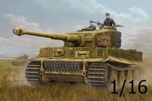 German tank PzKpfw VI Tiger in scale 1:16