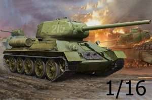 Soviet tank T-34/85 in scale 1:16