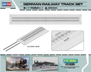 German Railway Track Set - in scale 1-72