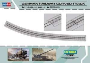 German Railway Curved Track in scale 1-35