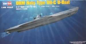 DKM Navy Type VII-C U-Boat in scale 1-350