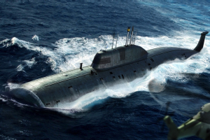 Russian Navy Akula Class Attack Submarine model Hobby Boss 83525