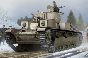 Soviet T-28 Medium Tank (Riveted) model Hobby Boss 83853