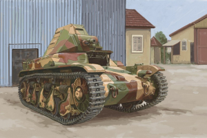 French R39 tank with FCM turret model Hobby Boss 83894 in 1-35 