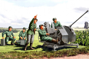 Hobby Boss 84412 German 20mm Flak 38 Crew Figure Set 1/35