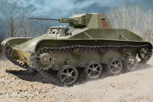Soviet T-60 Light Tank model Hobby Boss 84555 in 1-35