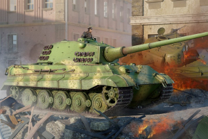 Hobby Boss 84559 Pz.Kpfw.VI Sd.Kfz.182 Tiger II (Henschel 105mm) 1/35 