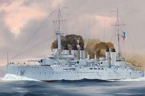 French Navy Pre-Dreadnought Battleship Danton scale 1:350 