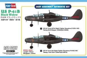 US P-61B Black Widow in scale 1:72 