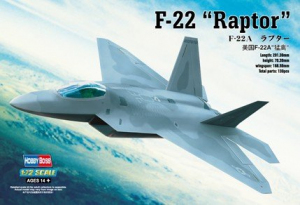 Hobby Boss F-22A Raptor 80210 w skali 1:72 