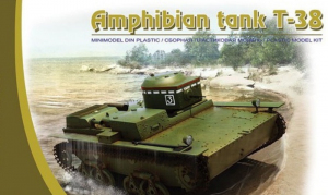 Amphibian tank T-38 model Hobby Park 35038 in 1-35