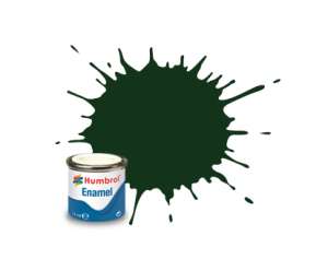 Brunswick Green Gloss - enamel paint 14ml Humbrol 003