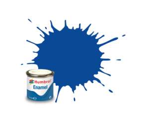 French Blue Gloss - enamel paint 14ml Humbrol 014