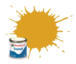 Gold Metallic - enamel paint 14ml Humbrol 016