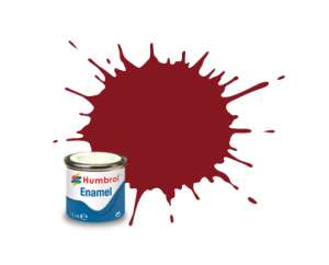 Crimson Gloss - enamel paint 14ml Humbrol 020 