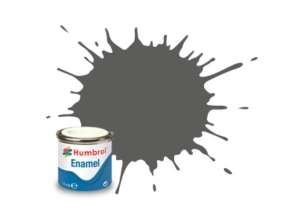 Slate Grey Matt - enamel paint 14ml Humbrol 031