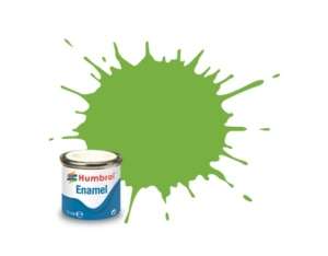 Lime Gloss - enamel paint 14ml Humbrol 038