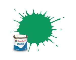 Green Mist Metallic - enamel paint 14ml Humbrol 050