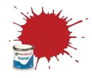 Scarlet Matt - enamel paint 14ml Humbrol 60