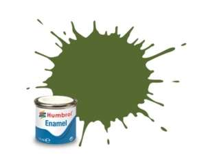 Deck Green Matt - enamel paint 14ml Humbrol 088