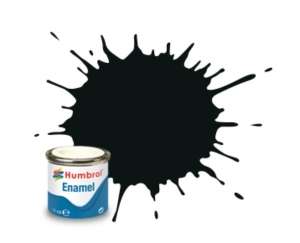 Black Green Matt - enamel paint 14ml Humbrol 091