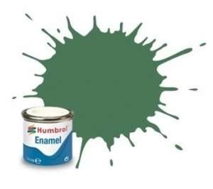 Mid Green Matt - enamel paint 14ml Humbrol 101