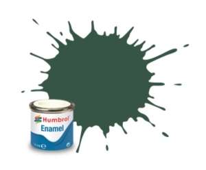 US Dark Green Matt - enamel paint 14ml Humbrol 116