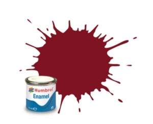 Brown Satin - enamel paint 14ml Humbrol 133