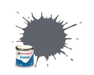 Medium Grey Matt - enamel paint 14ml Humbrol 145
