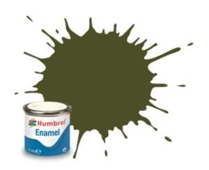 Khaki Drab Matt - enamel paint 14ml Humbrol 159