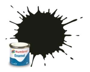 Dark Green Satin - enamel paint 14ml Humbrol 163
