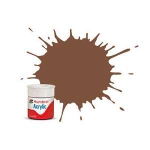 Brown Matt - acrylic paint 14ml Humbrol 186