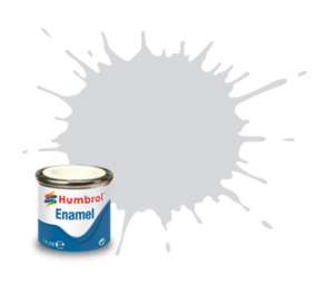 Light Grey Satin - enamel paint 14ml Humbrol 196