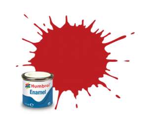 Italian Red Gloss - enamel paint 14ml Humbrol 220