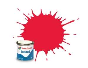 Arrow Red Gloss - enamel paint 14ml Humbrol 238