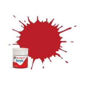 Scarlet Matt - acrylic paint 14ml Humbrol 60