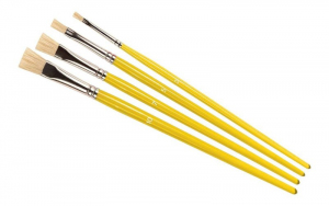 Humbrol AG4306 Zestaw pędzli płaskich rozmiary 3 - 5 - 7 - 10