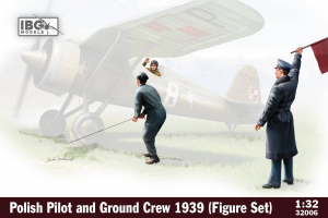 IBG 32006 Polish Pilot and Ground Crew 1939 (Figure Set) 1/32